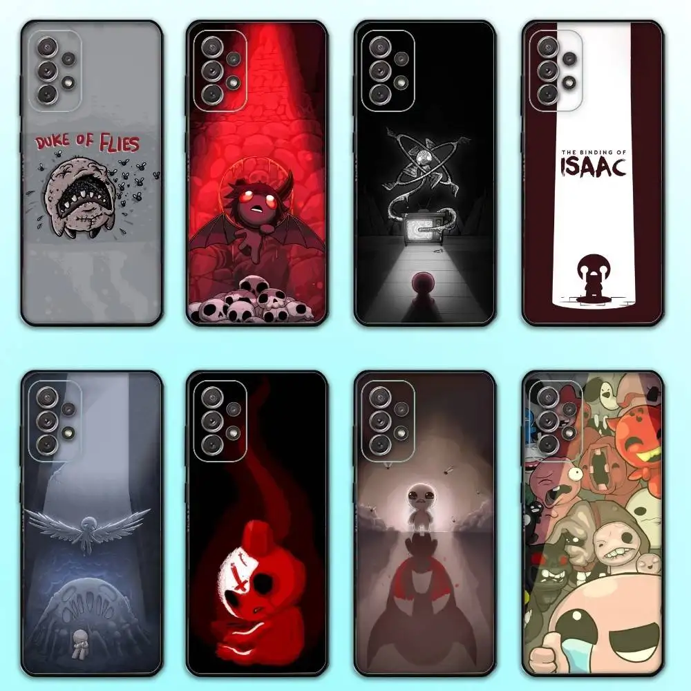 

The B-Binding Of I-Isaac Phone Case For Samsung S25,S24,S21,S22,S23,S30,Ultra,S20,Plus,Fe,Lite,Note,10,9,5G Black Cover