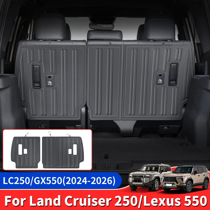 

Защитный коврик из TPE для спинки сиденья для Toyota Land Cruiser 250 Prado LC250 2024-2026, Lexus 550 GX550, аксессуары для защиты салона от загрязнений