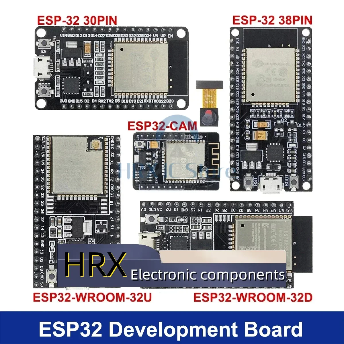 ESP32 Development Board WiFi+Bluetooth Ultra-Low Power Consumption Dual Core ESP-32S ESP32-WROOM-32D ESP32-WROOM-32U ESP 32