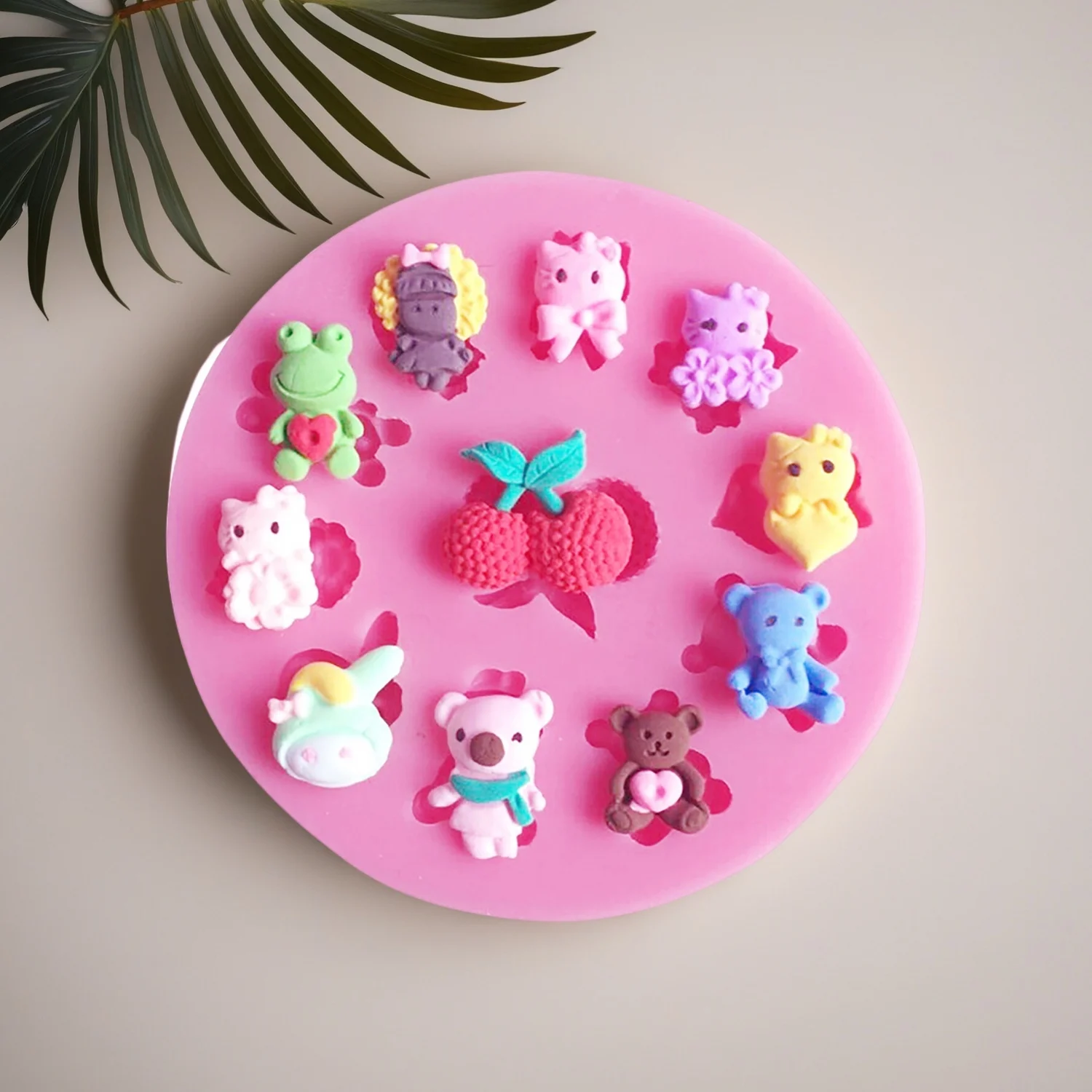 Peacock Elephant Flamingo Silicone Molds Fondant Chocolate Clay DIY Cakes Cupcakes Molds