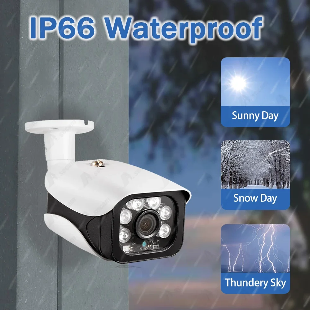 Motion Detection 8MP 4K 10CH POE NVR Kit Audio Recording Security CCTV with Dome Camera Outdoor P2P Video Surveillance Kit 8CH