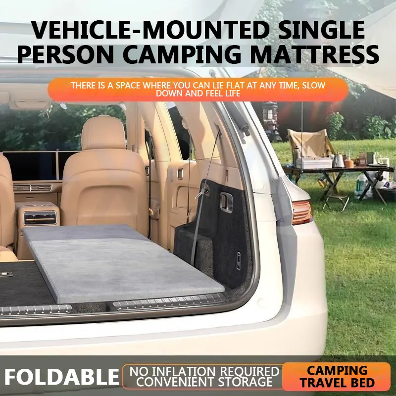 

Vehicle-mounted Mattress SUV General Self Driving Car Rear Sleeping Pad Car Sleeping Folding Bed Folding Sleeping Mat For Trunk