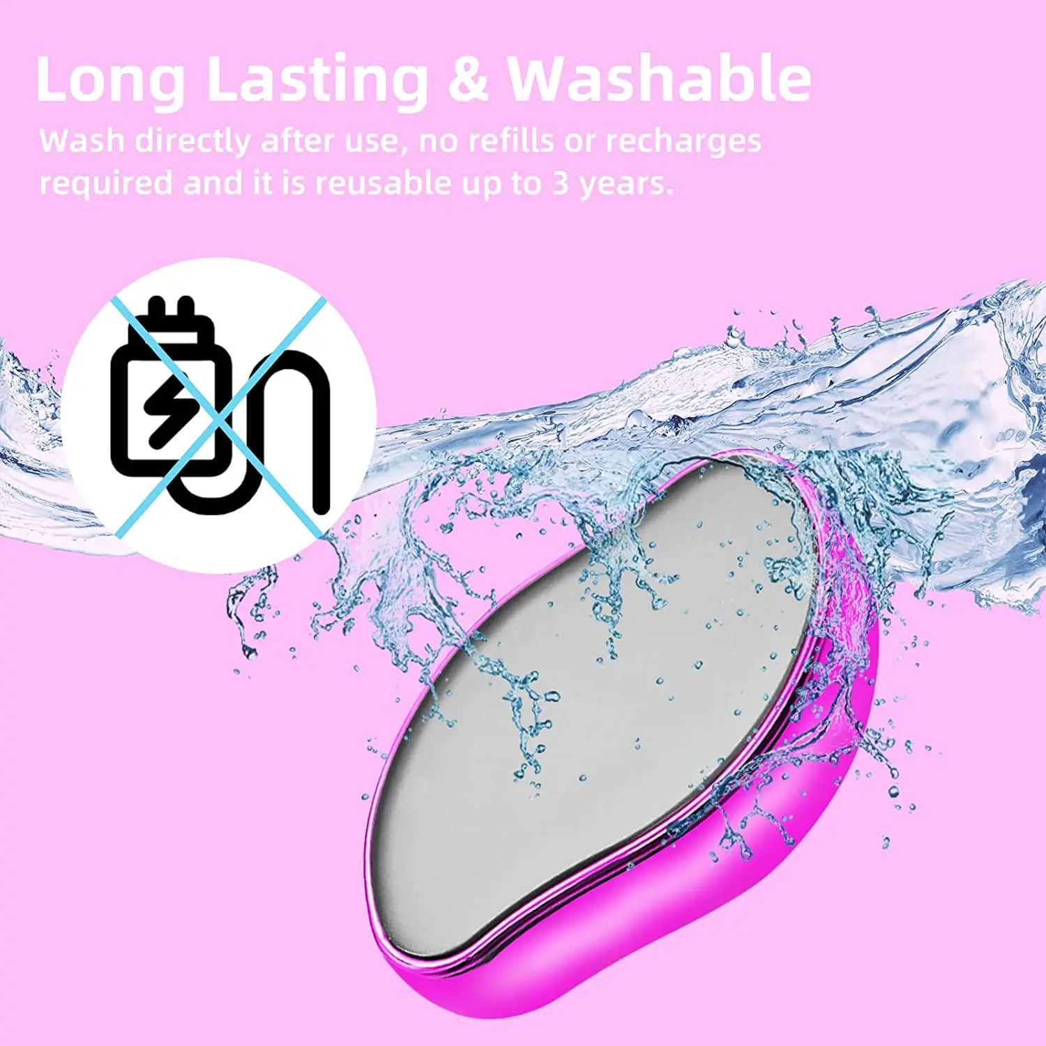 여성용 제모 무통 매직 크리스탈 헤어 지우개, 미용 제모, 피부 각질 제거 도구, 다리 팔 등 크리스탈 제모