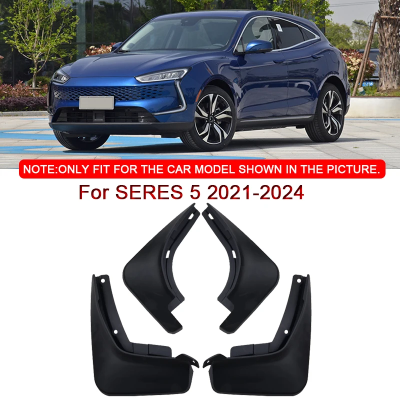 Fit For SERES 5 2021-2023 2024 Car Styling ABS Car Mud Flaps Splash Guard Mudguards MudFlaps Front Rear Fender Auto Accessories