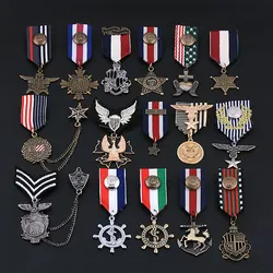 Harajuku Navy Badge Academy style brooch rating small badge men and women's medal