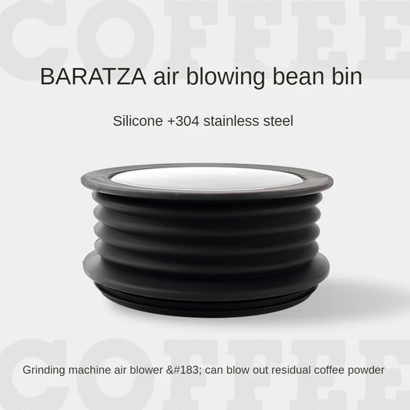 Coffee Single Dose Hopper For Baratza Silicone Bellows Grinder Bin Blowing Powder Clean Tool