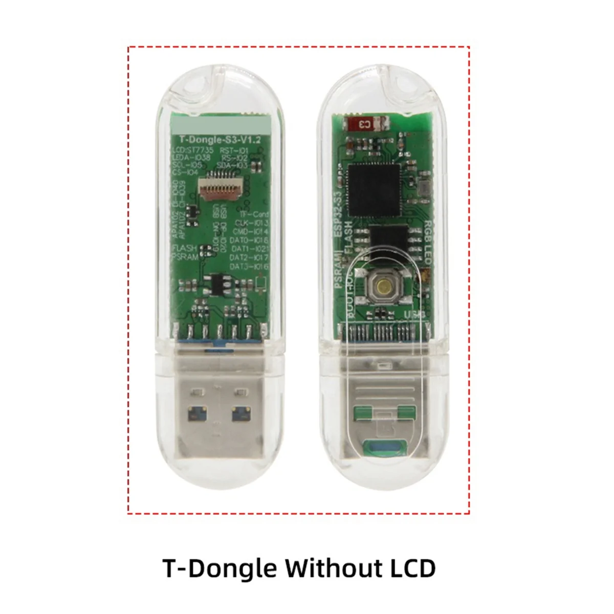 

SuperDeals T-Dongle-S3 ESP32-S3 Dongle Development Board for Nerdminer Bitcoin Nerd Miner BTC Miner USB Dongle