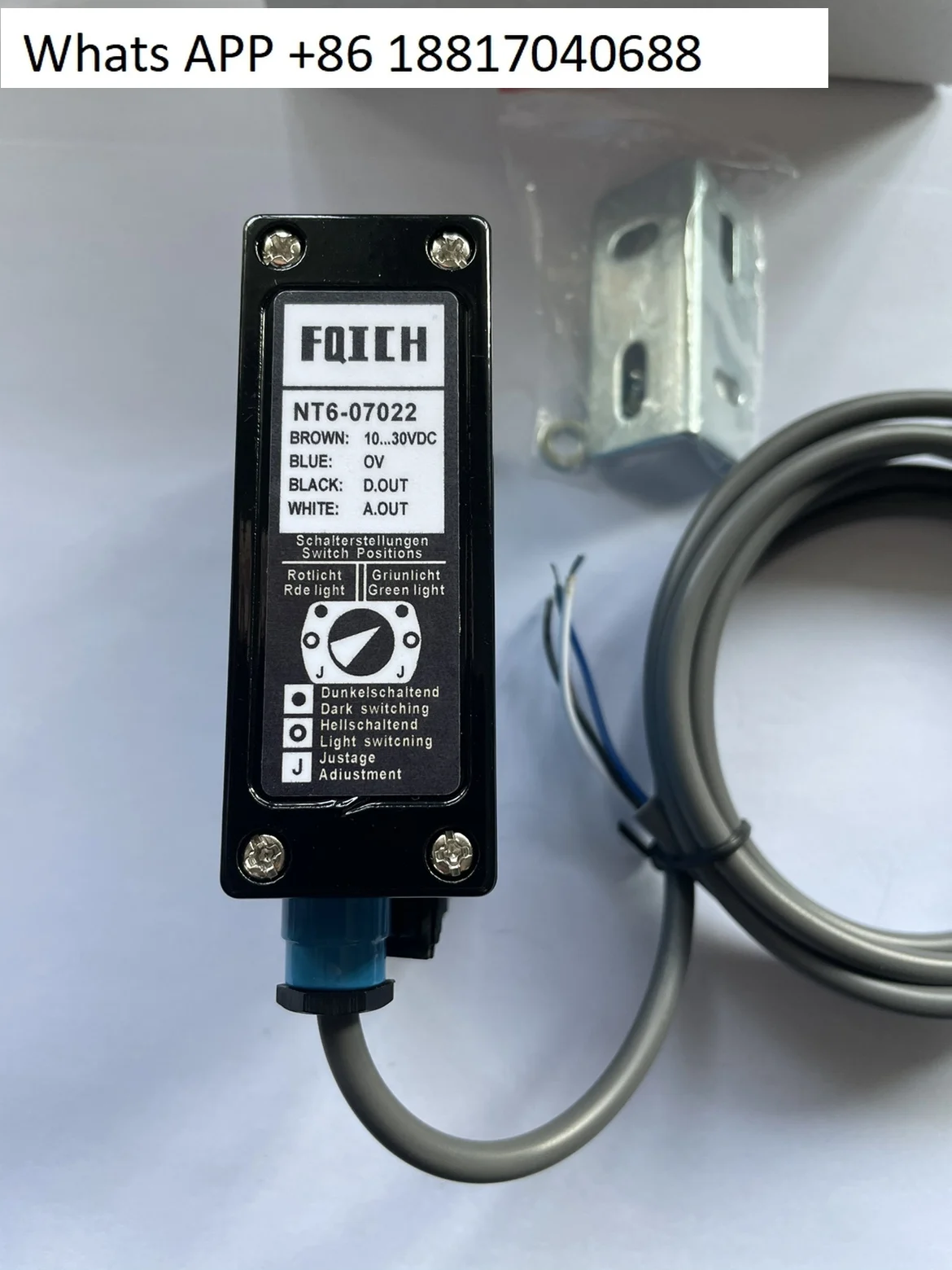 

Color mark sensor NT6-07022 instead of NT6-03022 photoelectric eye color