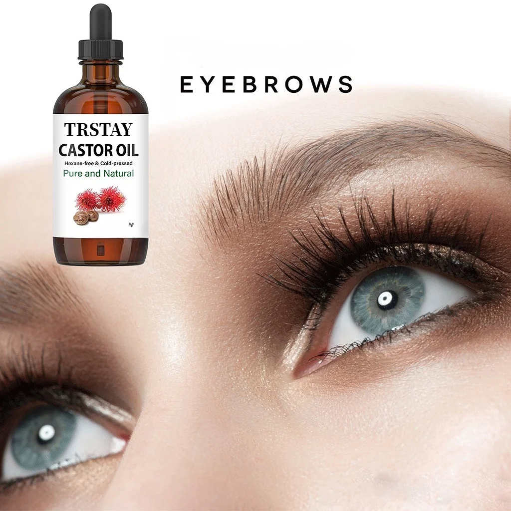 

Eyelash Eyebrow Growth Oil Brow Essential Oils Essence Anti Alopecia Castor Oil Organic 100% Pure