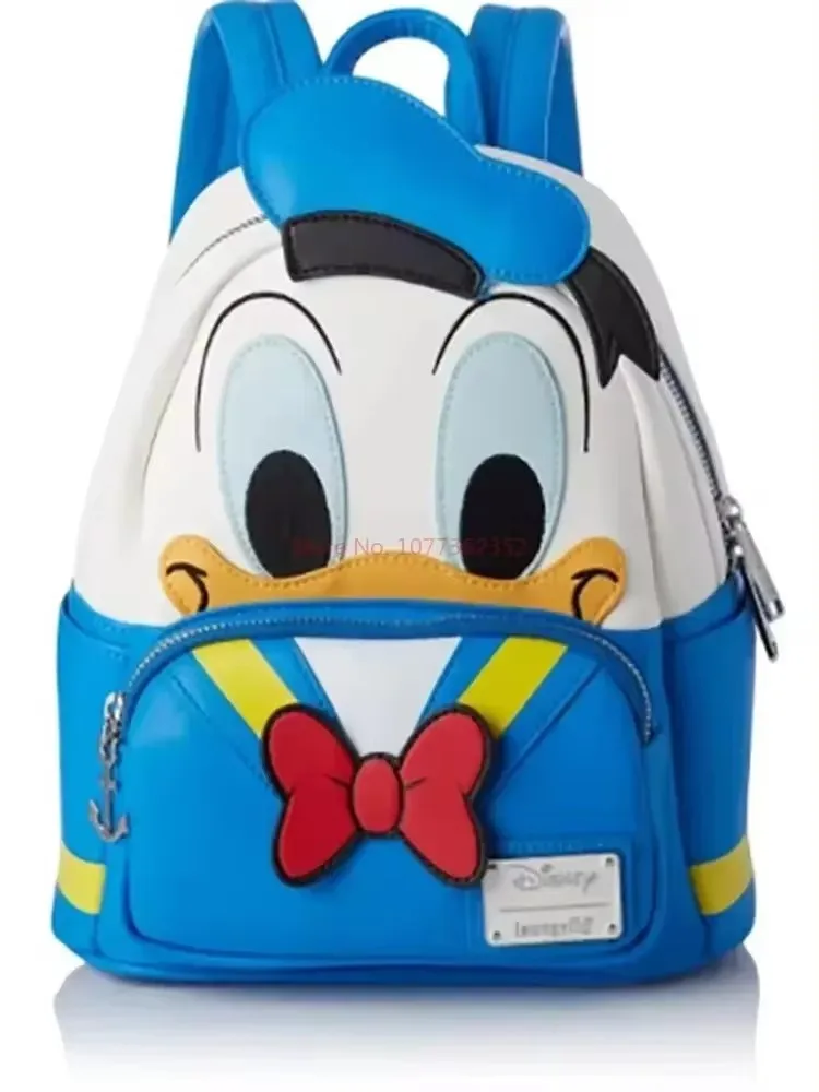 Loungefly Disney Donald Duck Cosplay Mini Backpack Cute Cartoon Backpack Children\'s Satchel Cartoon Character Backpack Kids Gift