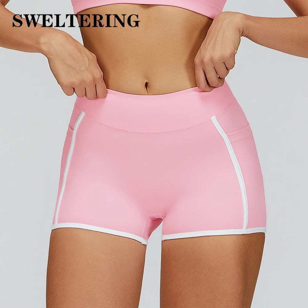 Yoga Shorts Sports Biker Shorts Women Naked Feeling High Waist Workout Shorts Cycling Fitness Leggings Tummy Control Yoga Shorts
