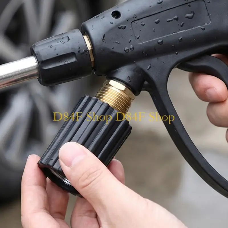 D84F 3 Pack M14 M22 Heavy Duty Quick Connection Coupling Twist Connector for Pressure Washer Hose Fits 14Mm 15Mm Pipes