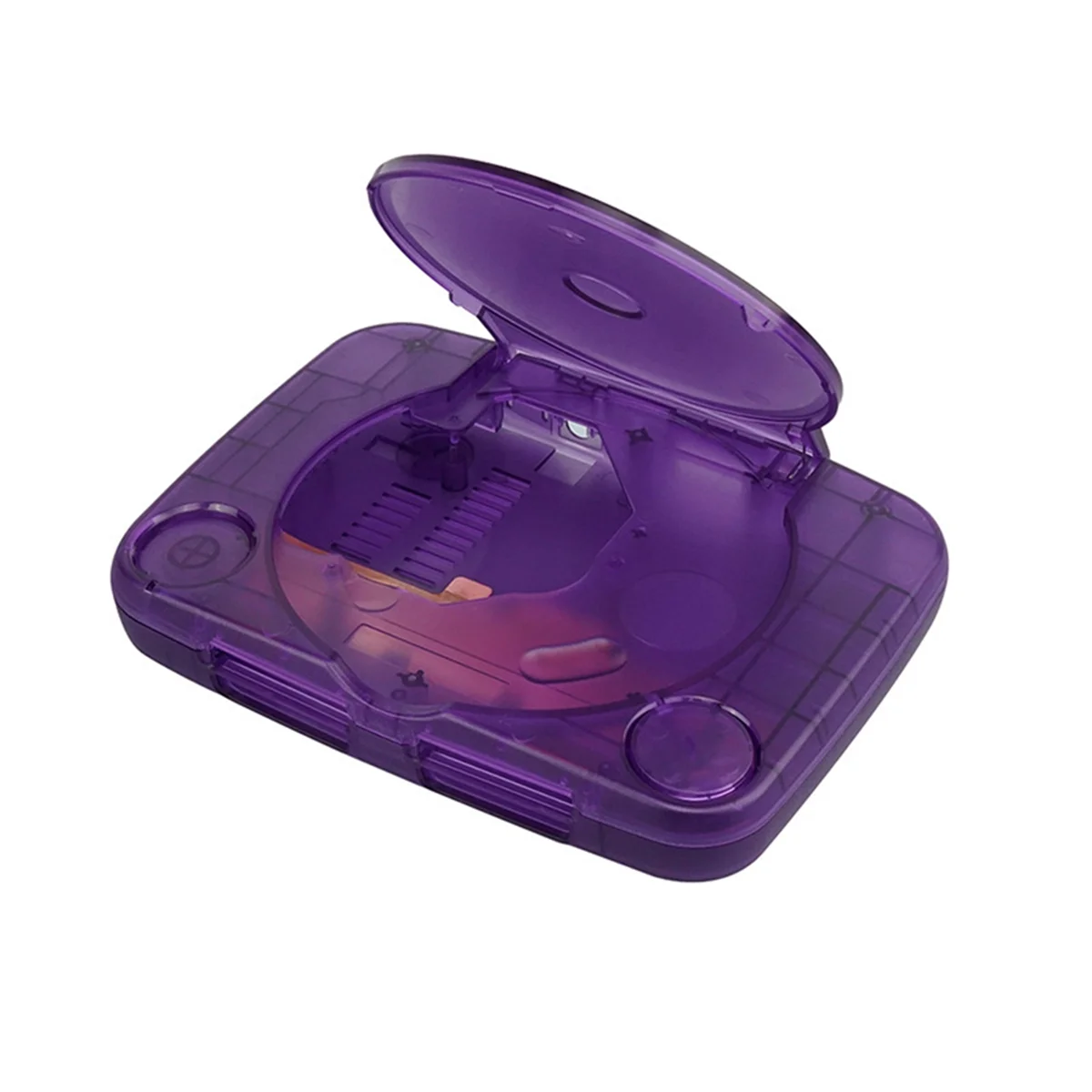 

Replacement Shell for PS ONE Case ABS Material Shell Box Housing Shell for PS1 Console PSX Game Case Purple-ABRJ