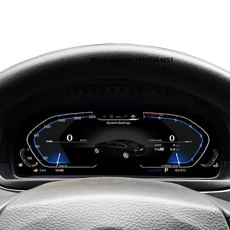 

12.3 Inch Car Accessories LCD Dashboard Speedometer Cluster for X5 E70 2006-2013 Digital Instrument Cluster