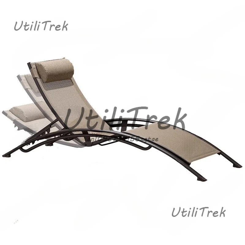 

Уличное кресло для отдыха, водонепроницаемое и солнцезащитное, складное портативное пляжное кресло, открытый балкон, отдых во дворе, кровать для бассейна