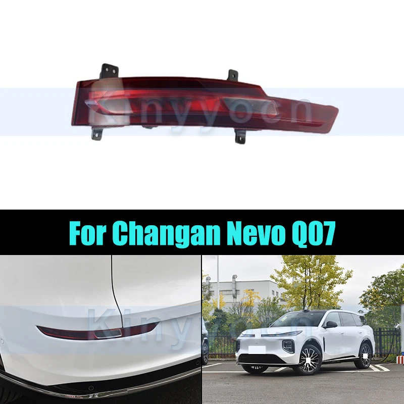 

Rear Bumper Reflector Light For Changan Nevo Q07 Rear Bumper Fog Light FogLight Reflector Stop Brake Lamp