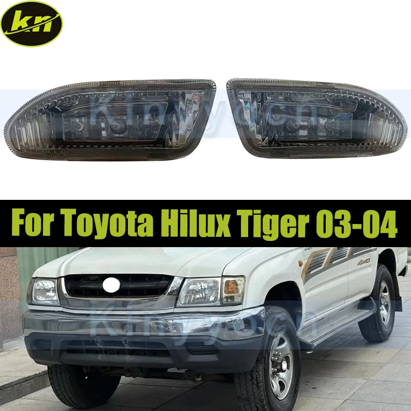 

1Set Fog Lights DRL Turn Signal Lamps For Toyota Hilux Tiger 2003 2004 Front Driving Light