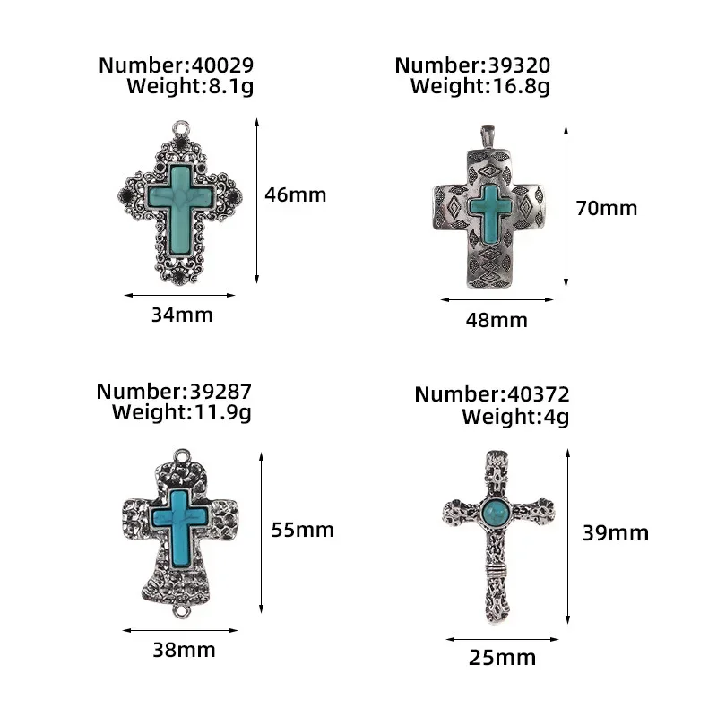 

Приобретите аксессуары из крестообразного сплава своими руками, браслеты, подвески, украшения и подвески, ретро-колье