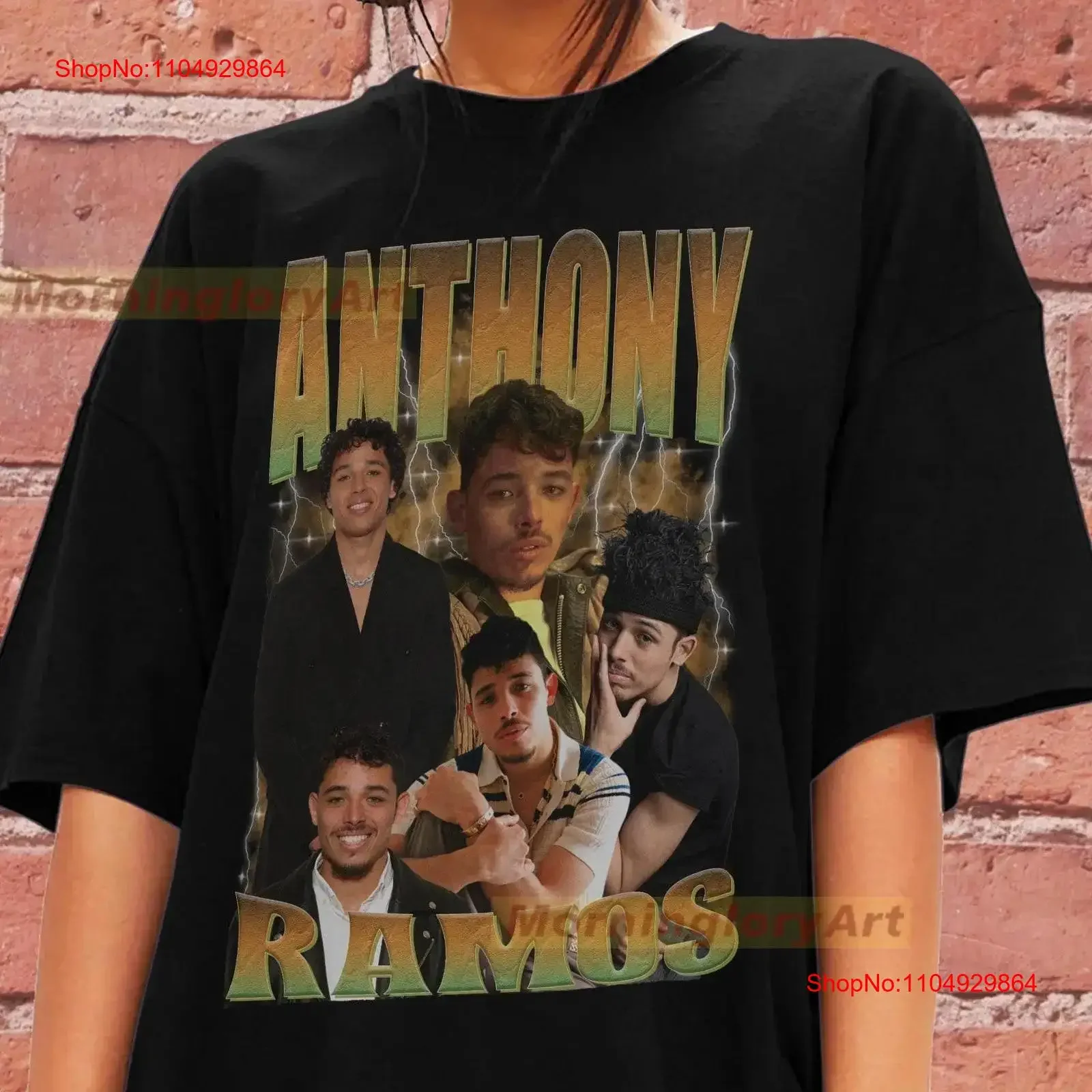 

Anthony Ramos T Shirt SweaT Sweater Cotton Clothing AR02 vintage Washed Breathable Versatile fashion streetwear homme Unisex