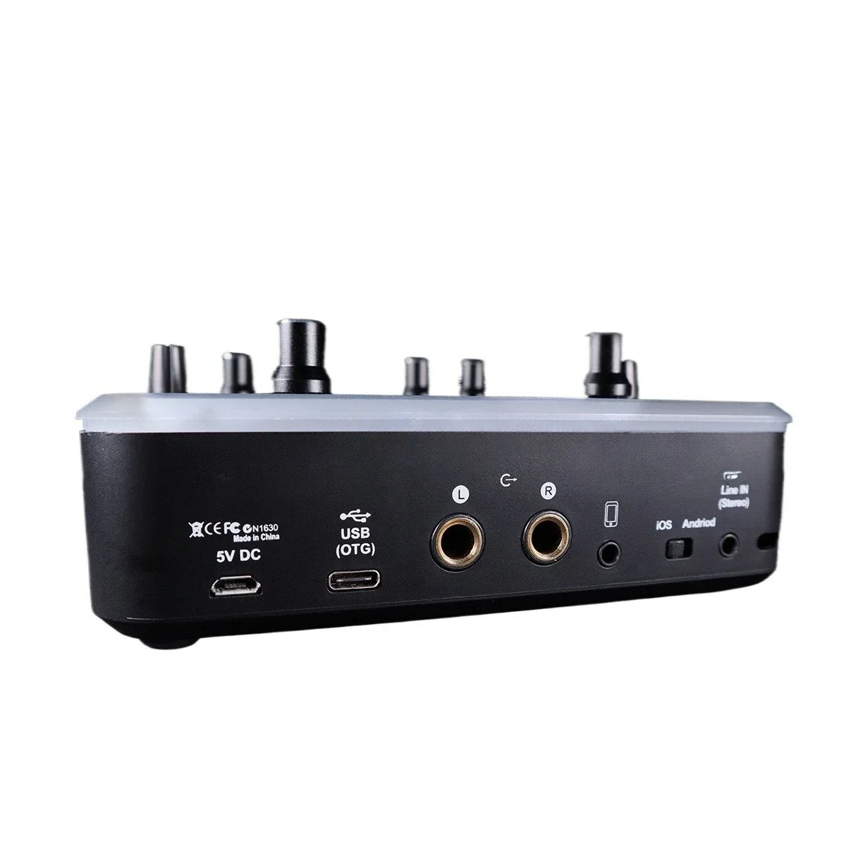 Computer mobile phone Karaoke live streaming host live broadcast microphone full set of external sound card set