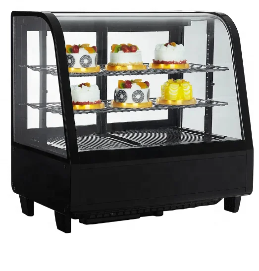 

100L Popular Countertop Bakery Cake Showcase Display Cooler Food Display Cabinet