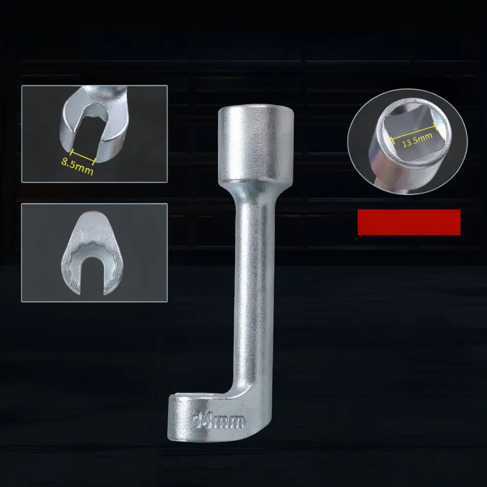 High Quality Steel Oxygen Sensor Socket Wrench L Shape Slotted Removal Tool For Auto Engine Repair Mechanic Gear