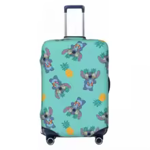 Cartoon Stitch disney Travel Luggage Cover Durable Suitcase Protector Washable Baggage Covers Fits