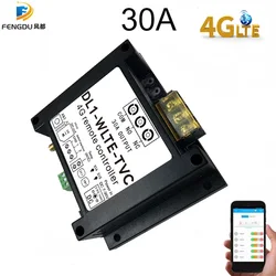 App 4G LTE Temperature Sensor 2 Relay Controller DL1-WLTE-T/TVC Switch Power Off Alarm SIM SMS Call Remote Control Freezer