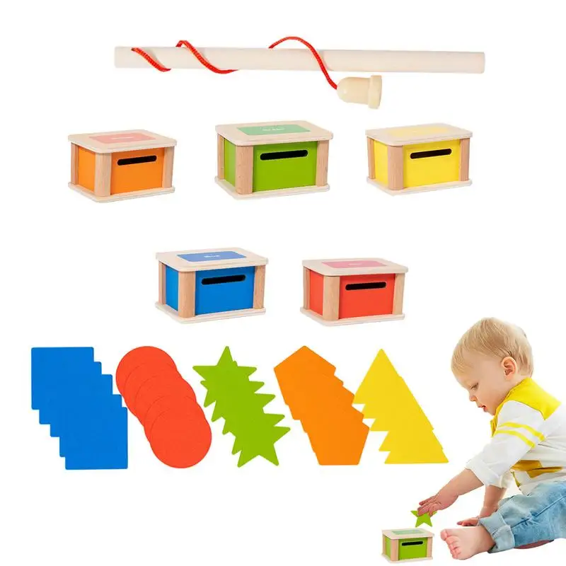 Toddler Sorting Toys Creative Fine Motor Toys Matching Game Wooden Toys Color Sorting Preschool Learning For Boys Girls 3 Years