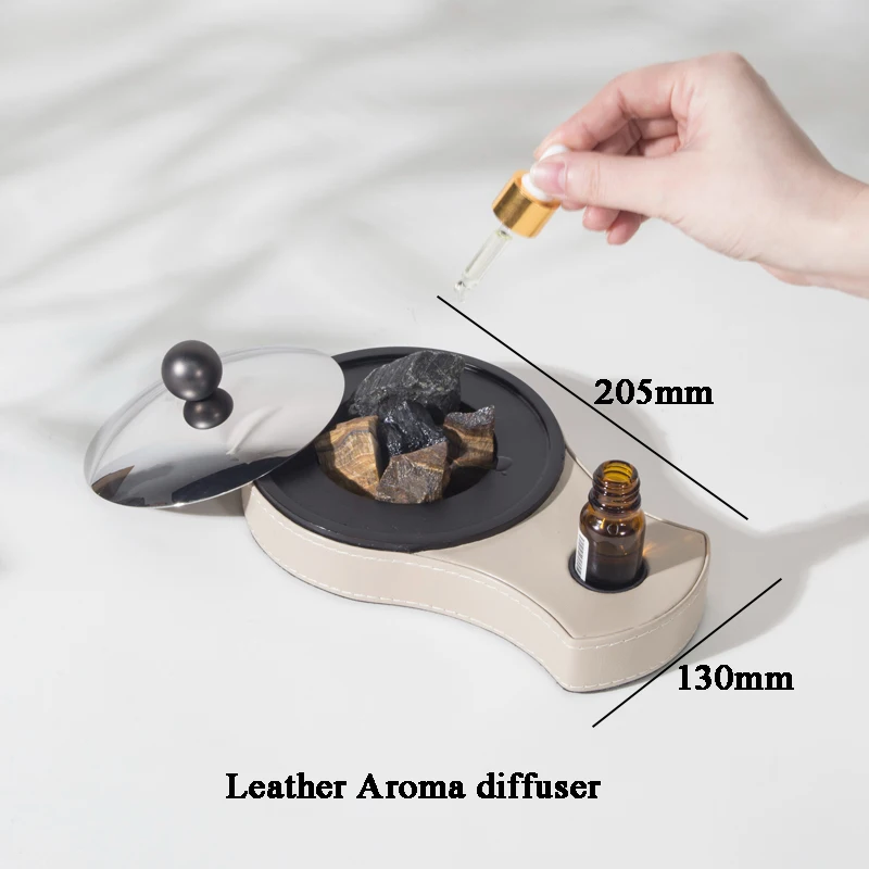 Home Fragrance Luxurious Volcanic Stones Diffuser Gift Set Elegant Perfume Stones Diffuser Aromatherapy Stand for Home Decor