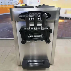 Machine à Crème Glacée GQ-618STB 1800W Bureau Commercial Vertical Petit existent Accueil Doux LCD Panneau Puffing Maker Seau top