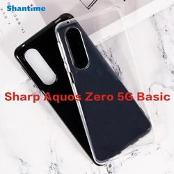 Case for  Aquos Zero 5G Basic TPU Shockproof Rubber Cover Protective Bumper Flexible Shell for  Aquos Zero 5G Basic