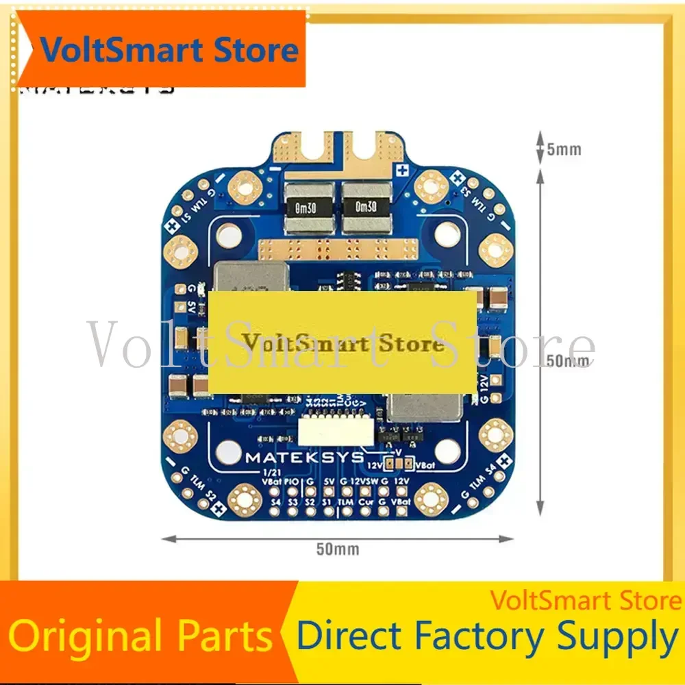 VoltSMatek XCLASS PDB FCHUB-12S V2 Board 5V & 12V Output W/ Current Sensor 3-12S Lipo For RC Drone FPV Quadcopter Multicopter