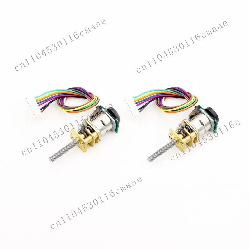 10BY Encoder Miniature Screw Stepper Motor, Precision Deceleration Stepper Motor, Small Linear Lift Motor