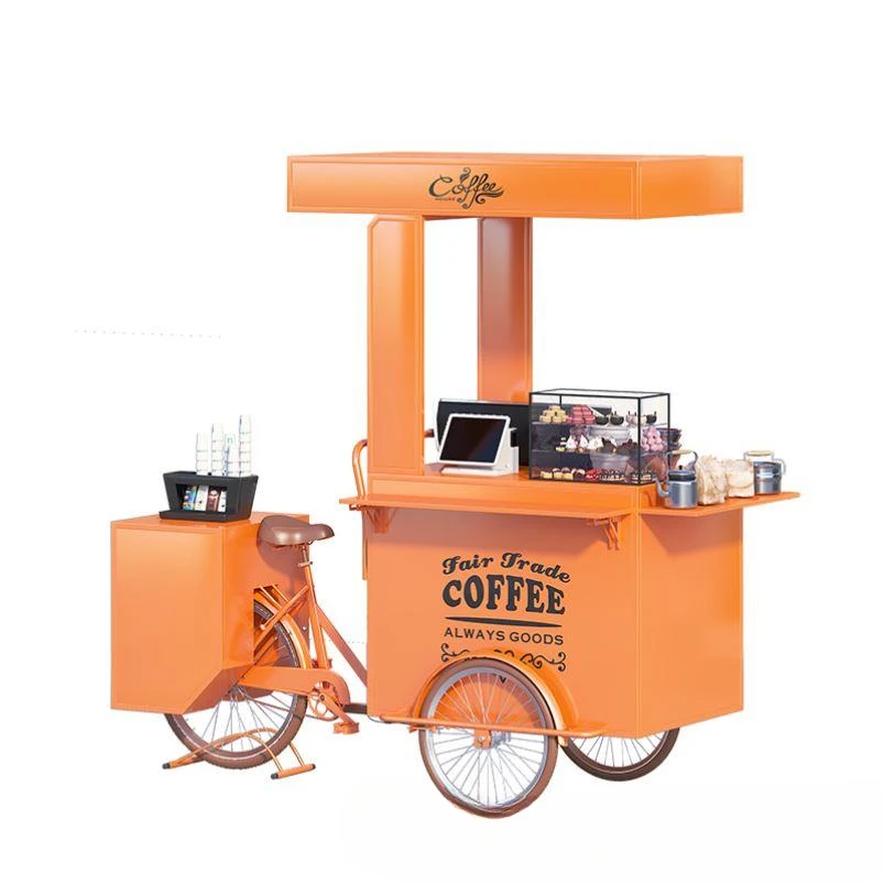 

SGF upside down donkey tricycle creative stall mobile snack cart