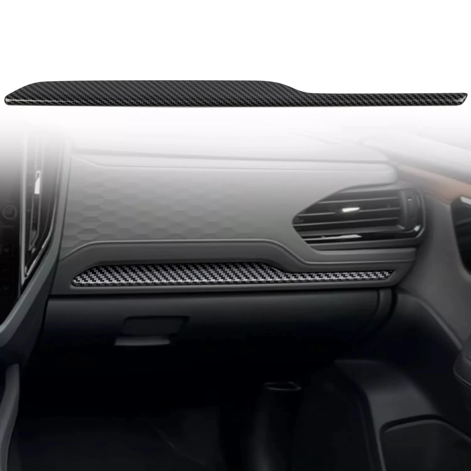 

for Subaru Forester 2024 2025 Interior Dashboard Decorative Stripe Cover Instrument Trim Sticker Carbon Fiber Car Accessories