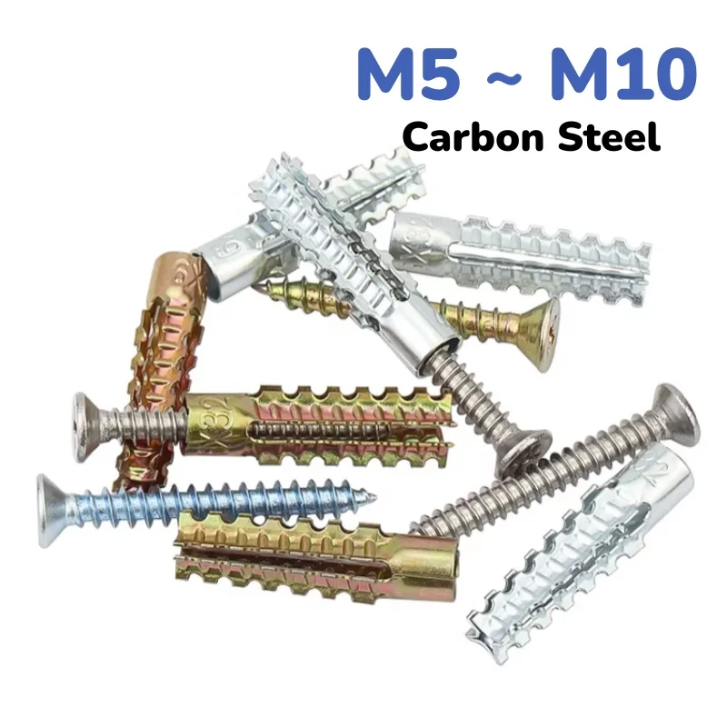kit-de-parafusos-e-buchas-de-expansao-em-aco-carbono-para-parede-reforcada-com-parafusos-autoatarraxantes-m5-~-m10
