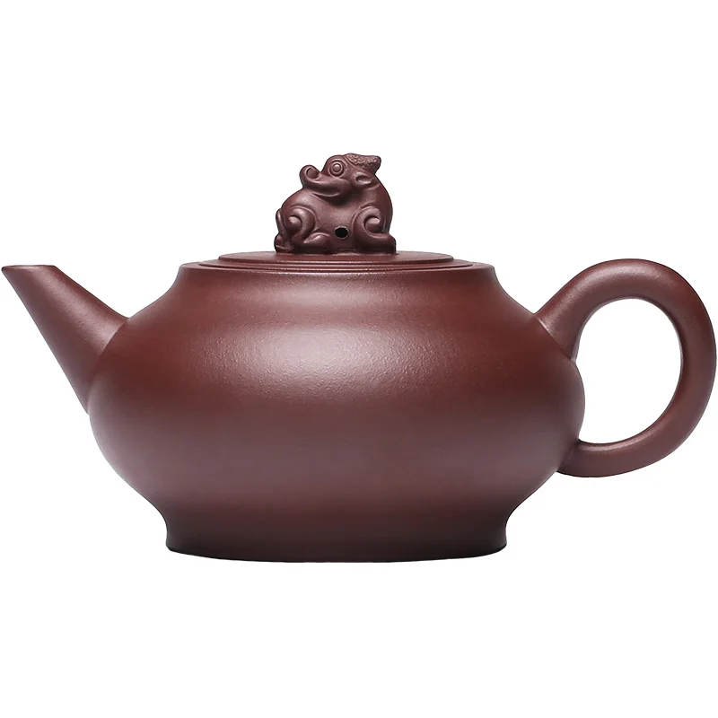 Tibetan Pot World Pure Handmade Yixing Purple Clay Tea Set Raw Mineral Single