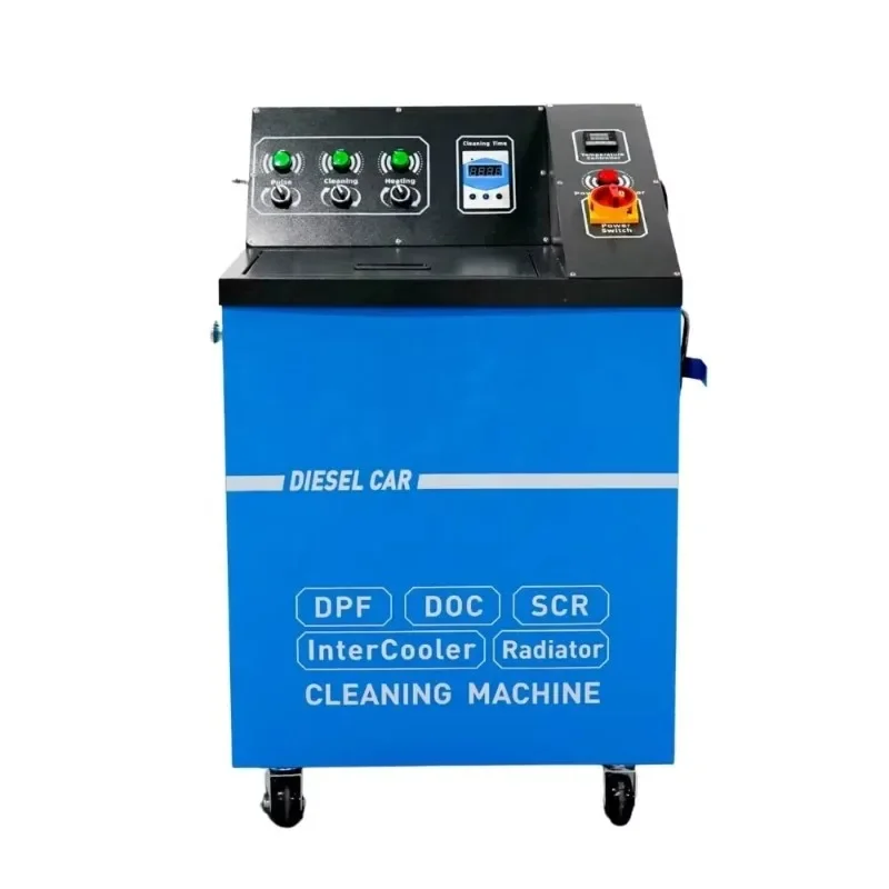 AC 220-240V Model Metal High-Pressure Steel Radiator Flush Machine Diesel Particulate Filter SCR DOC DPF Cleaning Equipment