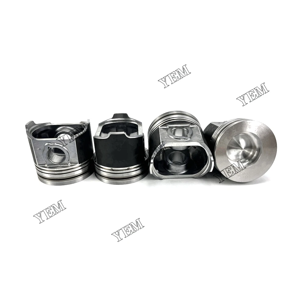 4x High performance V2403-CR Piston 1J898-2111 For Kubota Engine parts