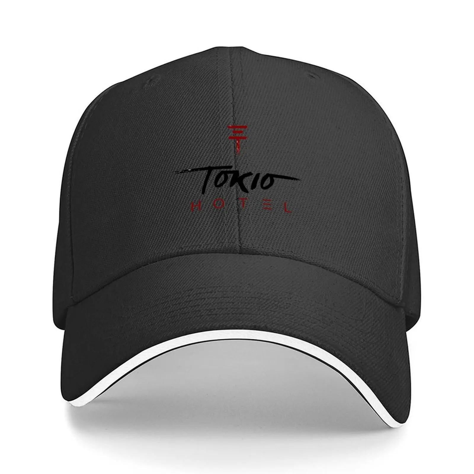 

Tokio Hotel Logo (black, red) Baseball Cap custom Hat tactical cap Sunhat Sports Cap Women's Beach Visor Men's