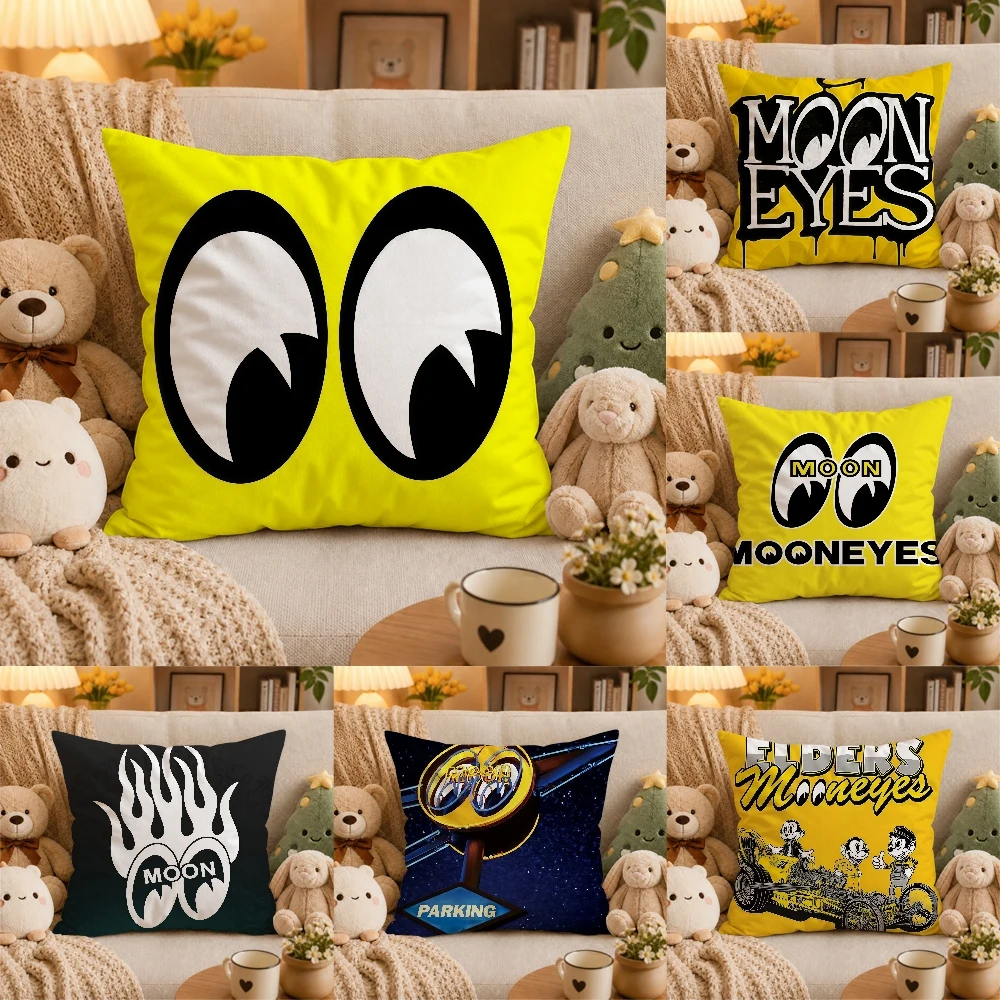 Fashion M-Moon eyes Brand Pillow Case Plush Pillow Cases Home Decoration Pillow Cover for Sofa Bed Chair Living Room