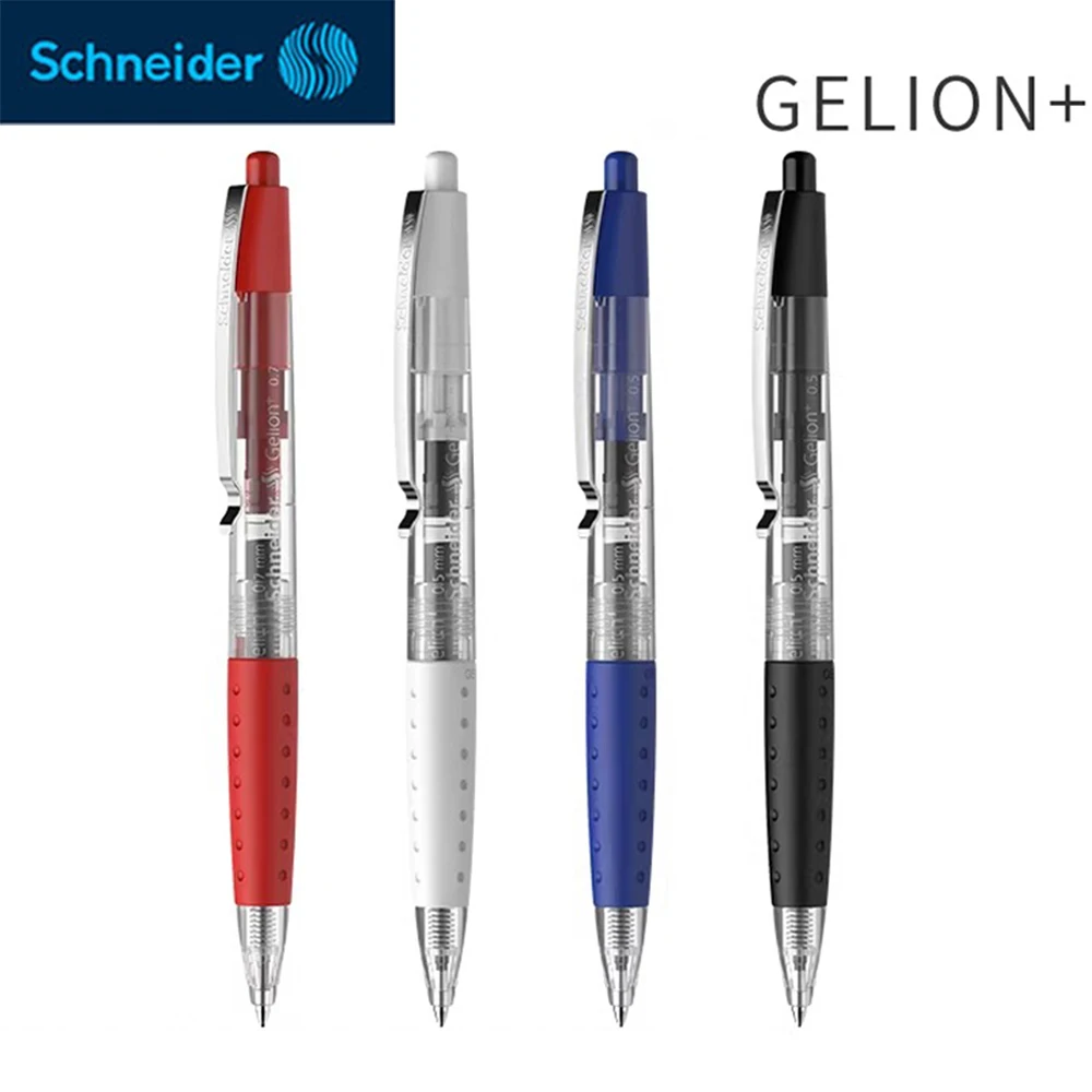 

German Schneider Gel Pens Gelion Student Writing Office Signature Large Capacity Quick Drying G2 0.5mm Refill School Stationery