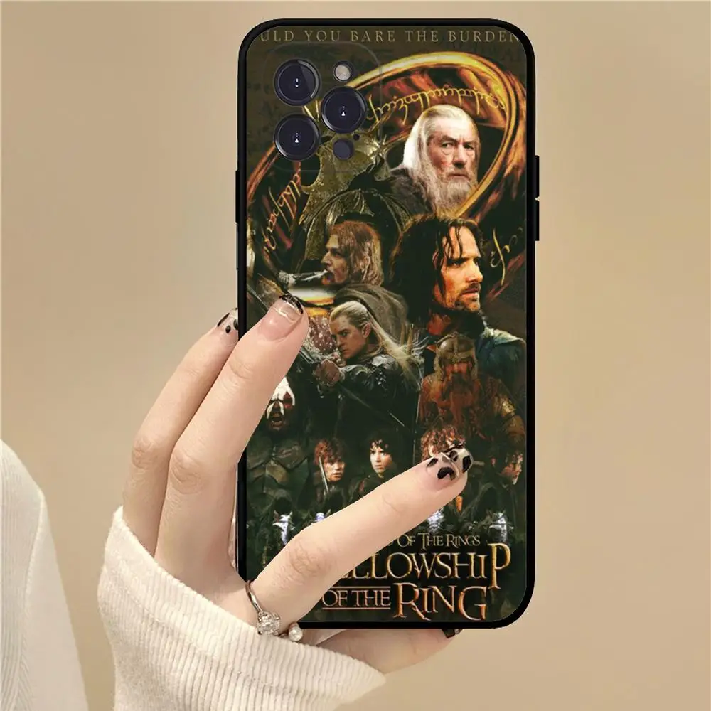 The H-Hobbit Lord of T-The Rings Phone Case For iPhone 15 14 13 12 Mini 11 Pro XS Max X XR SE 6 7 8 Plus Soft Silicone Cover