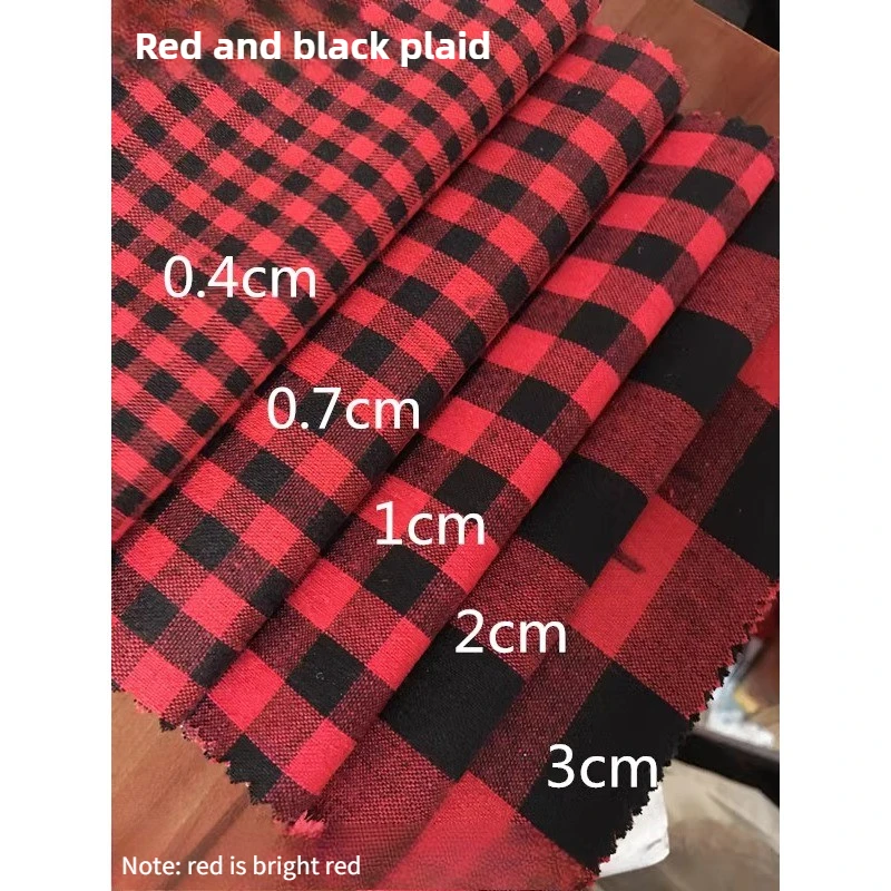 نسيج قطني منقوش لكل متر لخياطة الستائر والقمصان والملابس والتنانير ومفرش المائدة من القماش المنسوج الناعم القابل للتنفس باللون الأزرق والأخضر