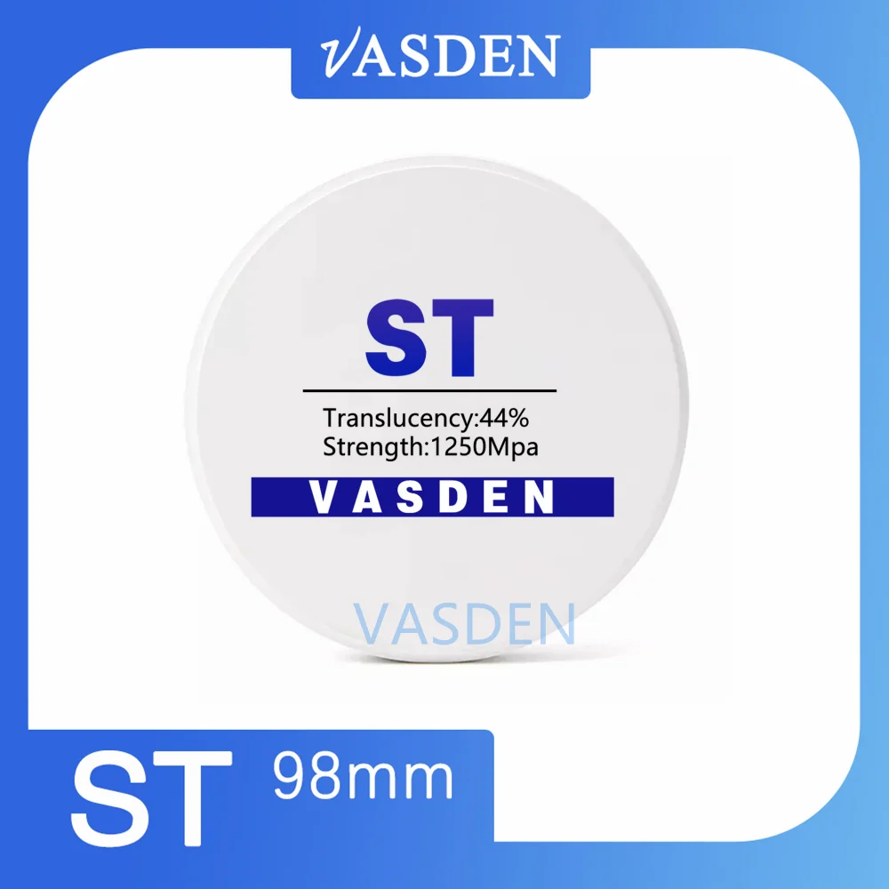 bloco dental da zirconia do laboratorio disco branco da zirconia came branca de vita materiais dentais 16 cores st c st 981025 mm b1 b2 b3 16 cores 01