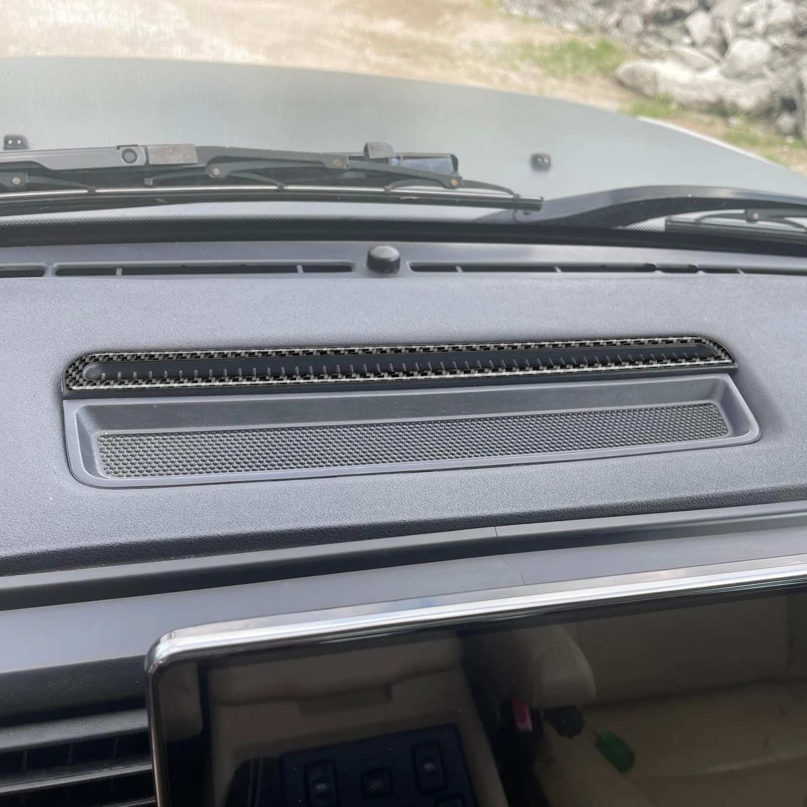 For Land Rover Discovery 1994 1995 1996 1997 1998 1999 2000 2001 2002 2003 2004 Real Carbon Fiber Air Vent Trim Set