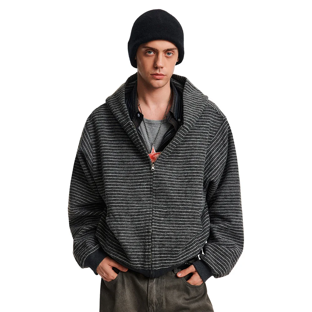 الرجال الشارع الشهير الهيب هوب شريط مقنعين قصيرة البلوز سترة للجنسين فضفاضة عادية Y2k موضة خمر هوديي معطف المرأة ملابس خارجية #2