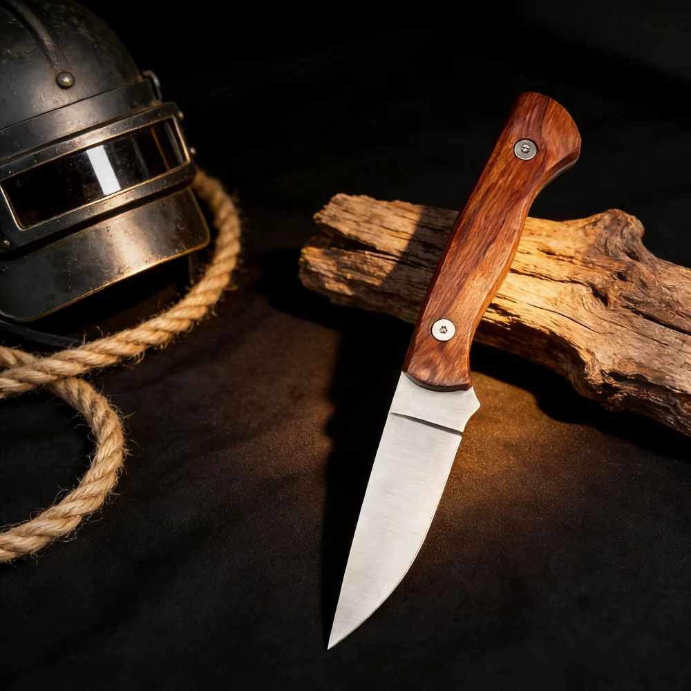 

Traditional Fixed Blade Knife Camping Hunting Mountaineering Rock Climbing Straight Knife Emergency Rescue Tool Outdoor EDC Tool