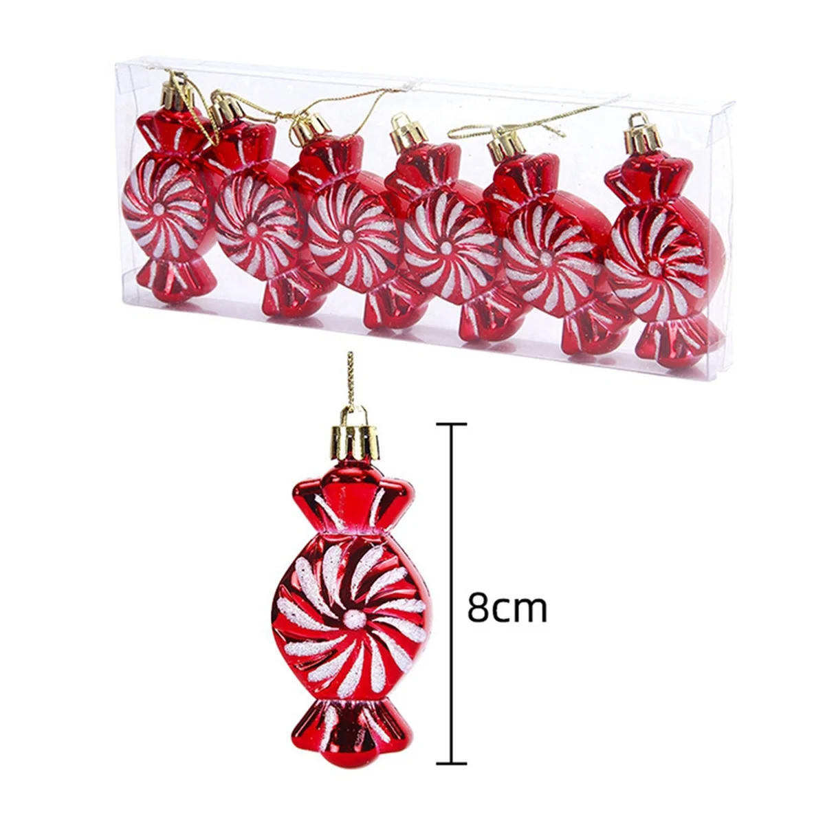 A71P الأحمر شجرة عيد الميلاد تزيين مُثبت اكسسوارات الزفاف السنة الجديدة نافذة تزيين مُثبت ، عباد الشمس الحلوى المسطحة #5